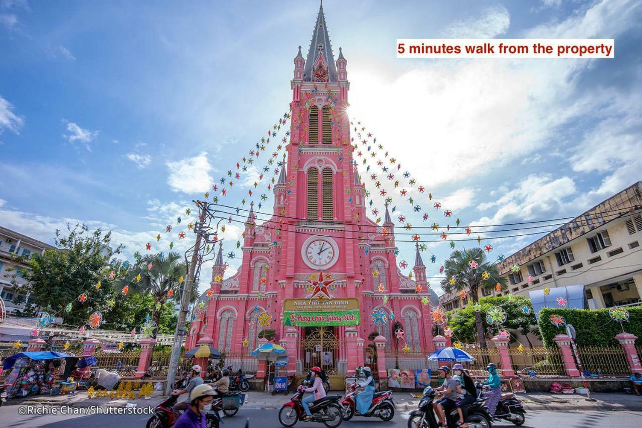 Estelle Boutique Apartment - Pink Cathedral Ho Chi Minh-stad Buitenkant foto
